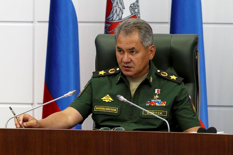 © Reuters. Ministro da Defesa da Rússia, Sergei Shoigu