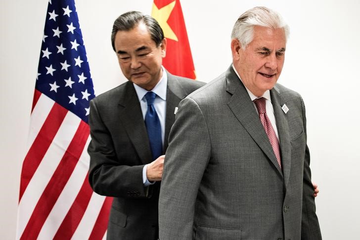 © Reuters. أمريكا تحث الصين على استخدام "كل الأدوات" لكبح سلوك كوريا الشمالية