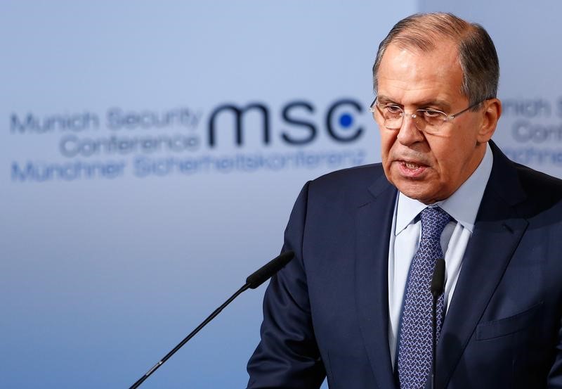 © Reuters. لافروف: روسيا ترغب في علاقات عملية مع أمريكا