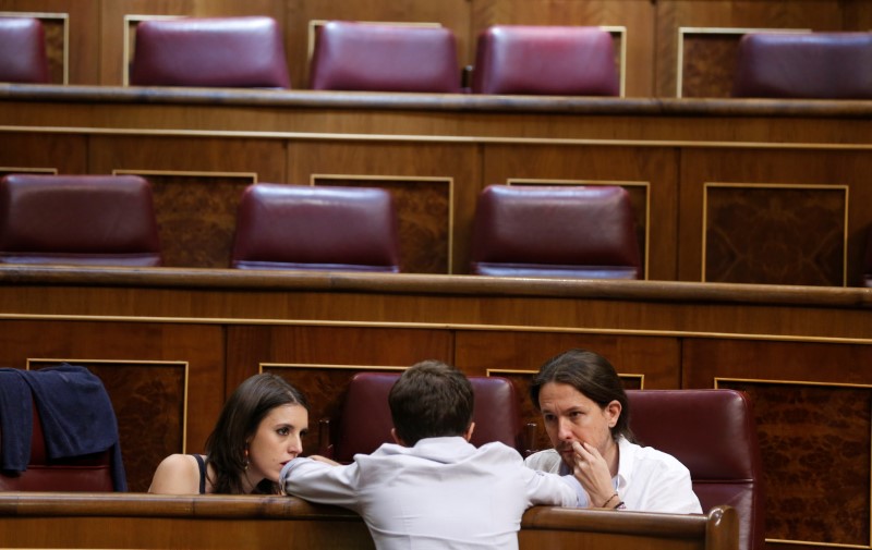 © Reuters. Podemos consuma el relevo de Errejón y el ascenso de Montero a portavoz