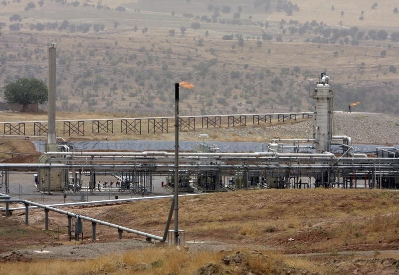 © Reuters. A general view of Tawke oil field north of Baghdad