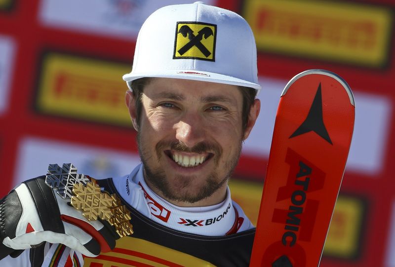 © Reuters. Alpine Skiing - FIS Alpine Skiing World Championships St. Moritz - Men's Slalom