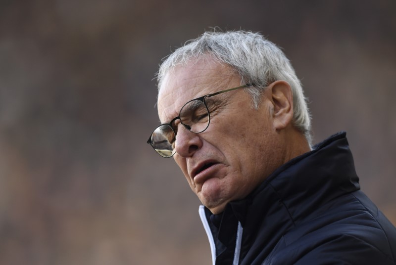 © Reuters. Leicester City manager Claudio Ranieri