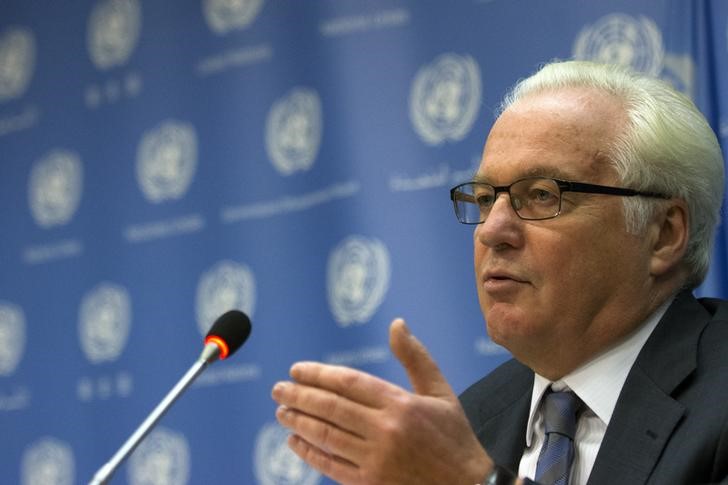 © Reuters. Embaixador russo na ONU, Vitaly Churkin, morreu de modo repentino em Nova York