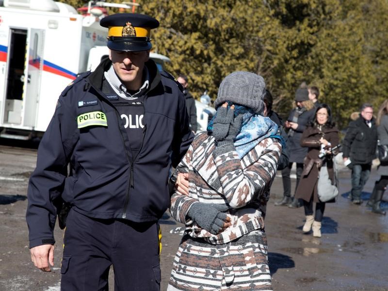 © Reuters. كندا تنشئ مركزا للاجئين مع تزايد عدد طالبي اللجوء من الولايات المتحدة