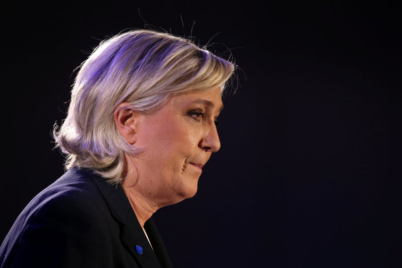 © Reuters. Candidata presidencial de extrema-direita francesa, Marine Le Pen