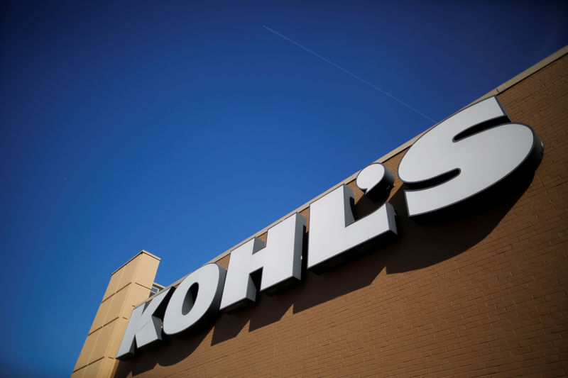 © Reuters. A sign marks a Kohl's store in Medford