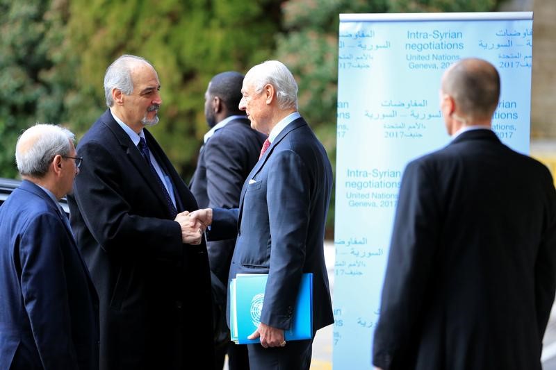 © Reuters. رئيس وفد حكومة سوريا في جنيف: ندرس ورقة من الأمم المتحدة