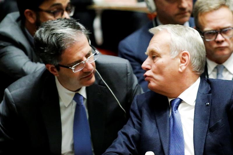 © Reuters. فرنسا: مناقشات فرض عقوبات على سوريا تضع مصداقية مجلس الأمن على المحك
