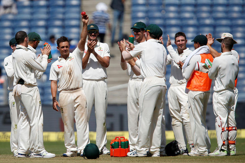 © Reuters. Cricket - India v Australia - First Test cricket match