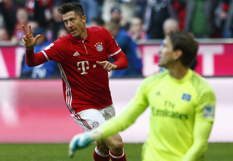 © Reuters. German Bundesliga - Bayern Munich v Hamburger SV