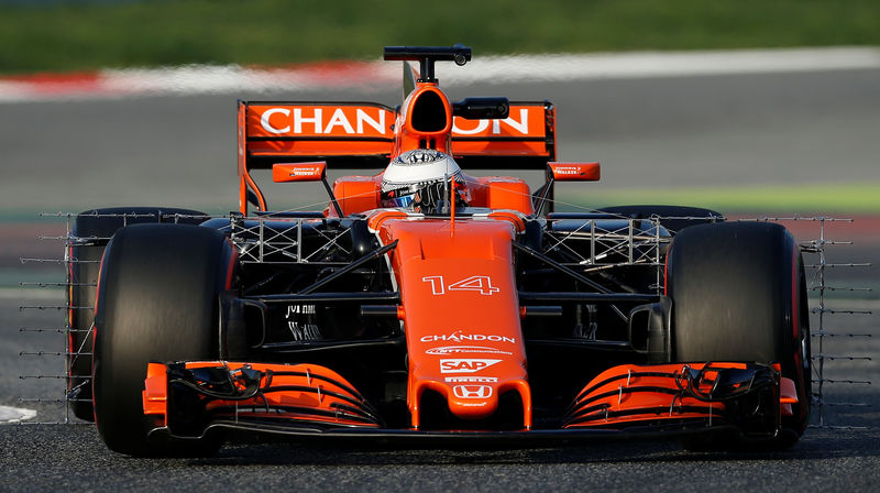 © Reuters. Formula One - F1 - Test session