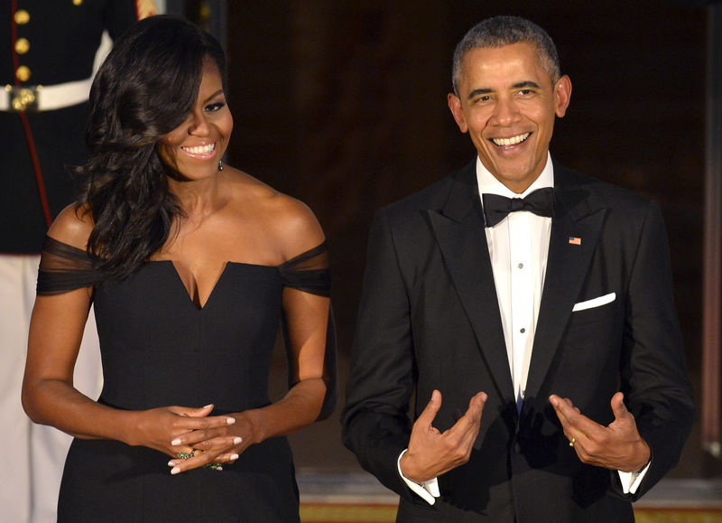 © Reuters. File Photo: President Obama welcomes Chinese President Xi and Madame Peng for a State Dinner in Washington