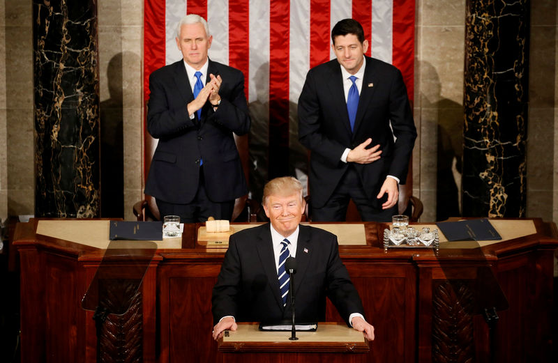 © Reuters. U.S. President Trump addresses Joint Session of Congress