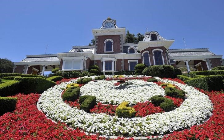 © Reuters. Vista do Rancho Neverland em Los Olivos