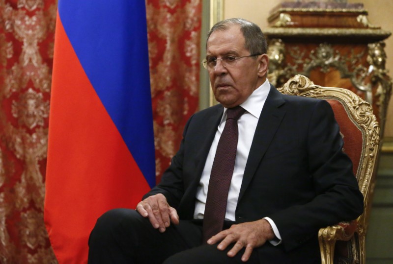 © Reuters. لافروف: الفضيحة السياسية الأمريكية بشأن اتصالات مع روسيا محاولة للتصيد