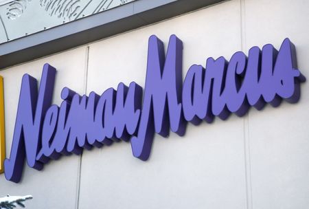 © Reuters. The Neiman Marcus sign outside a store in Golden, Colorado