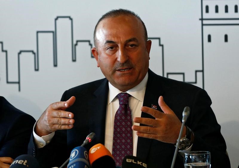 © Reuters. وزير خارجية تركيا يتهم ألمانيا بممارسة ضغط سياسي ممنهج على الأتراك