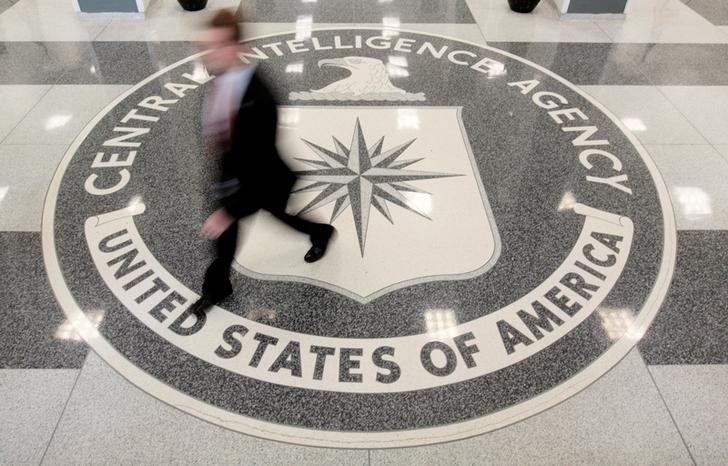 © Reuters. Lobby da sede da CIA em Langley