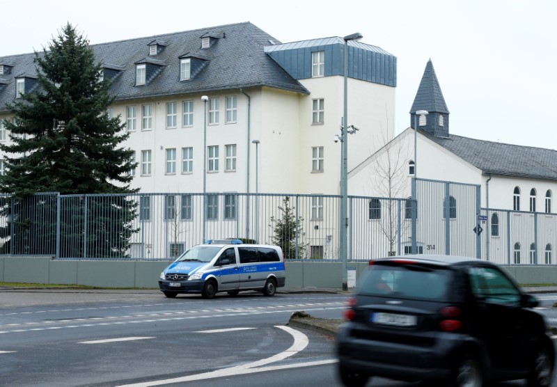 © Reuters. The Consulate General of the United States of America is pictured in Frankfurt