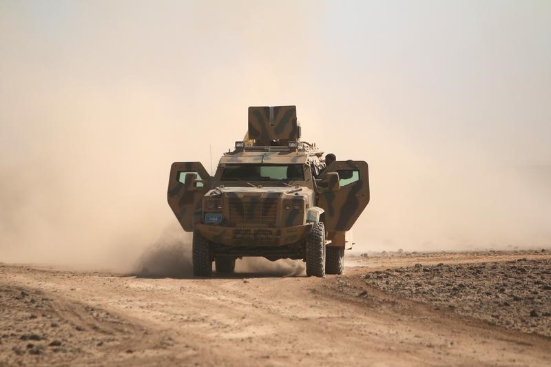 © Reuters. متحدث: قوات سوريا الديمقراطية تستبعد أي دور لتركيا في عملية الرقة