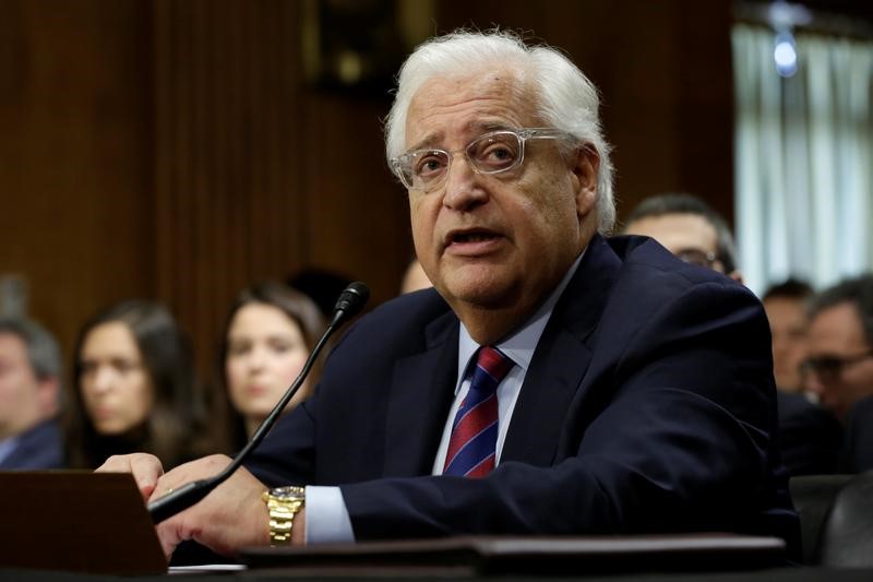 © Reuters. David Friedman testifies before a Senate Foreign Relations Committee hearing on his nomination to be U.S. ambassador to Israel, on Capitol Hill in Washington