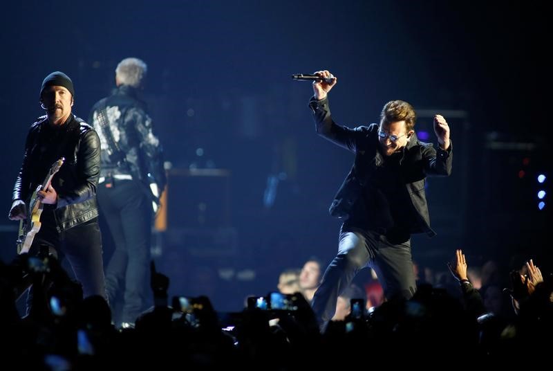© Reuters. U2 relanza "The Joshua Tree" en el trigésimo aniversario del exitoso álbum