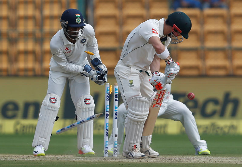 © Reuters. Cricket - India v Australia - Second Test cricket match