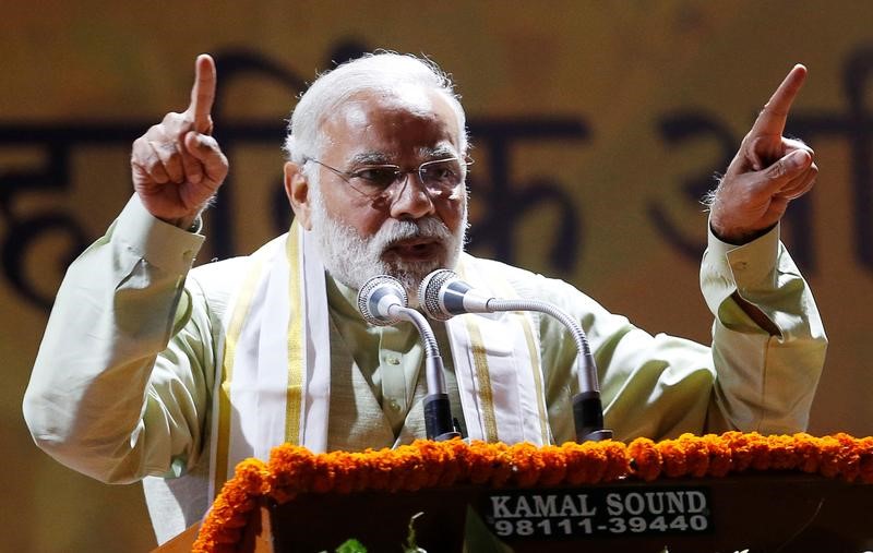 © Reuters. حزب رئيس الوزراء الهندي يتوقع الحصول على تفويض أكبر في انتخابات 2019