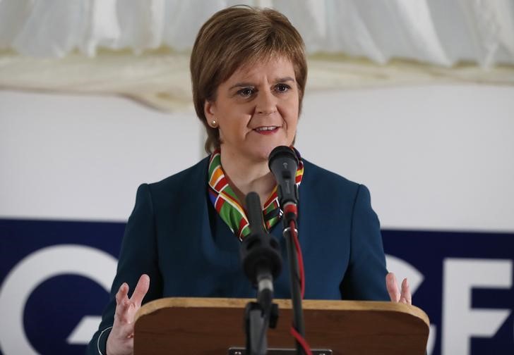 © Reuters. Primeira-ministra da Escócia, Nicola Sturgeon