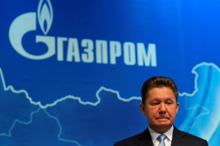 © Reuters. Gazprom CEO Miller attends annual general meeting of company's shareholders in Moscow