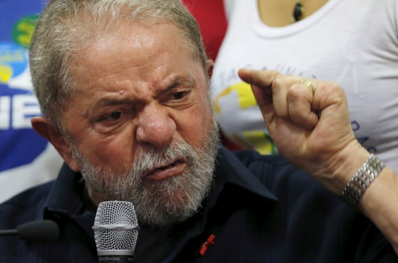 © Reuters. Ex-presidente Luiz Inácio Lula da Silva