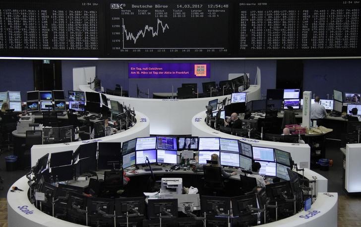 © Reuters. الأسهم الأوروبية تصعد مدعومة بارتفاع قطاع الموارد الأساسية