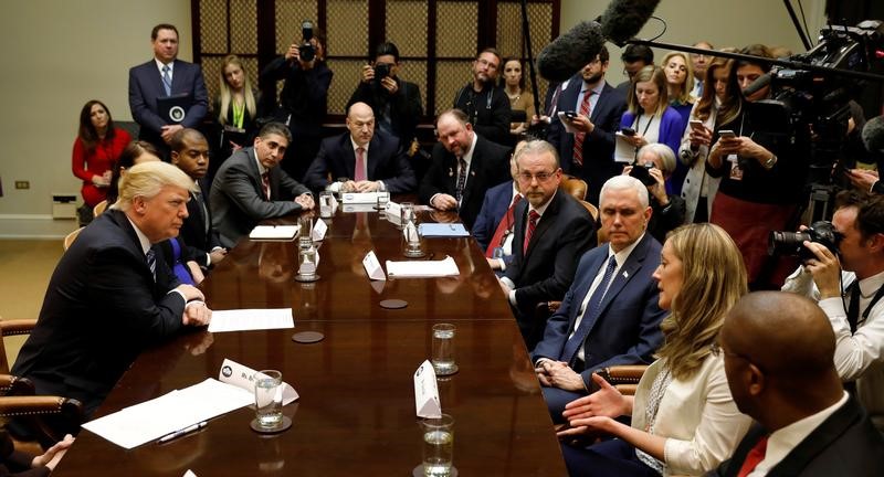 © Reuters. Trump holds healthcare meeting at the White House in Washington