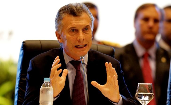 © Reuters. Presidente da Argentina, Mauricio Macri