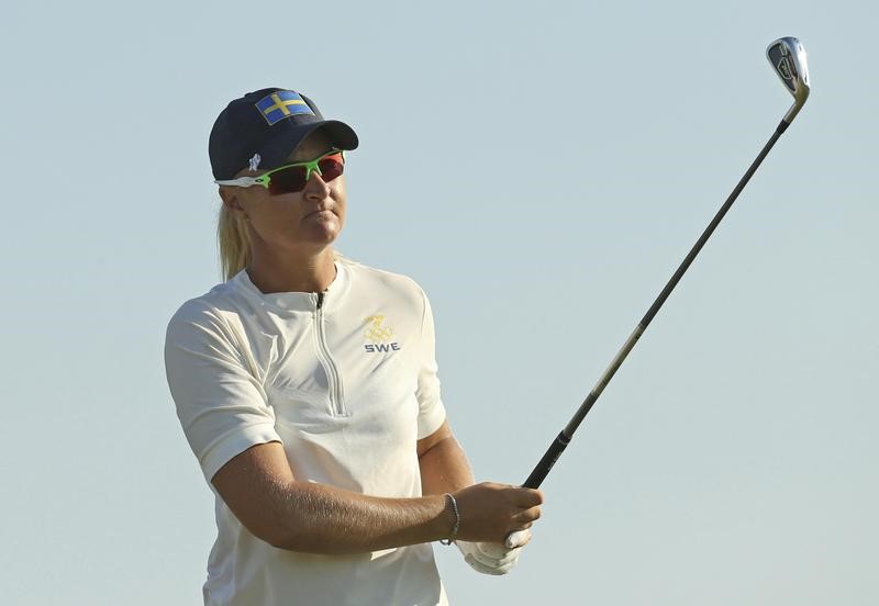 Golf - Swede Nordqvist wins Founders Cup on Phoenix 'home soil'