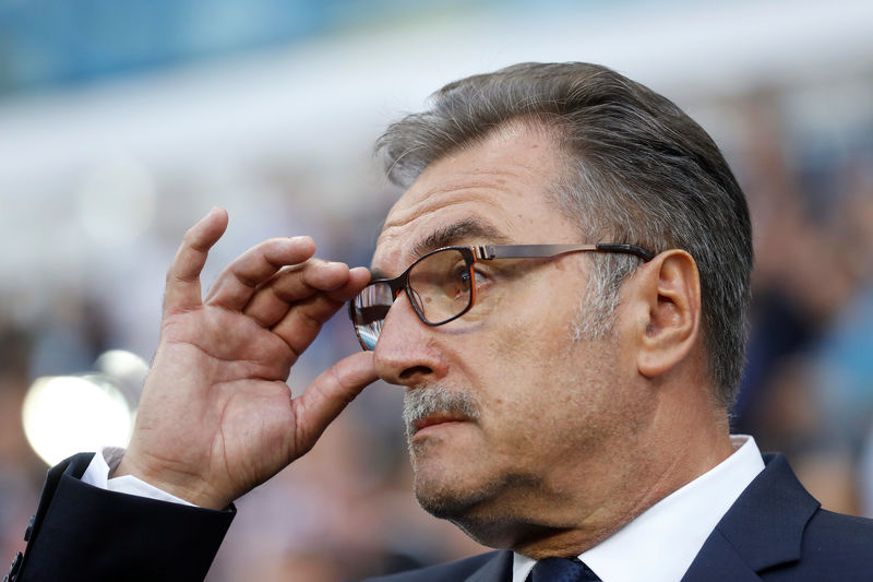 © Reuters. FILE PHOTO: Croatia head coach Ante Cacic