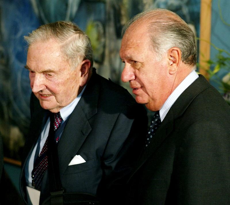 © Reuters. El multimillonario David Rockefeller muere a los 101 años en Nueva York