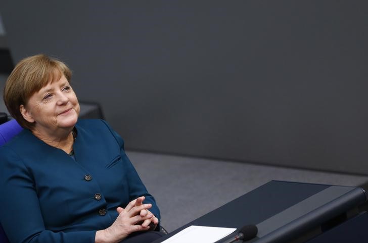 © Reuters. Primeira-ministra alemã, Angela Merkel