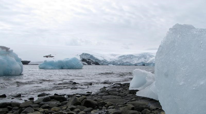 © Reuters. Blocos de gelo na Antártica