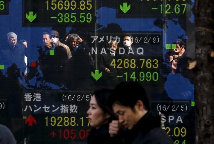 © Reuters. نيكي يرتفع 0.04 % في بداية التعامل بطوكيو