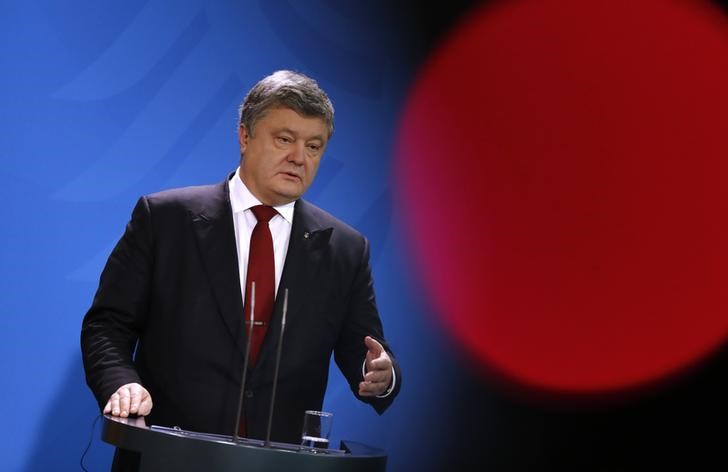 © Reuters. Presidente da Ucrânia, Petro Poroshenko