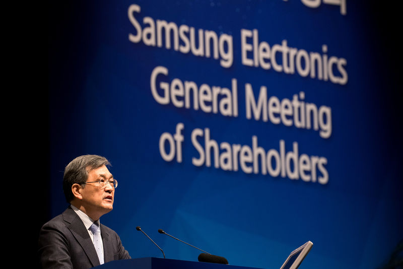 © Reuters. Samsung AGM