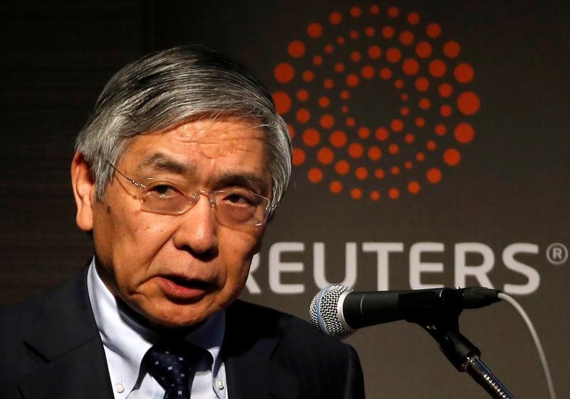 © Reuters. Глава Банка Японии Харухико Курода