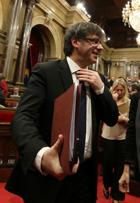 © Reuters. La Fiscalía investiga los preparativos independentistas en Cataluña