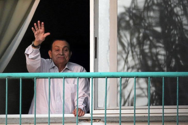 © Reuters. Ex-presidente do Egito Hosni Mubarak