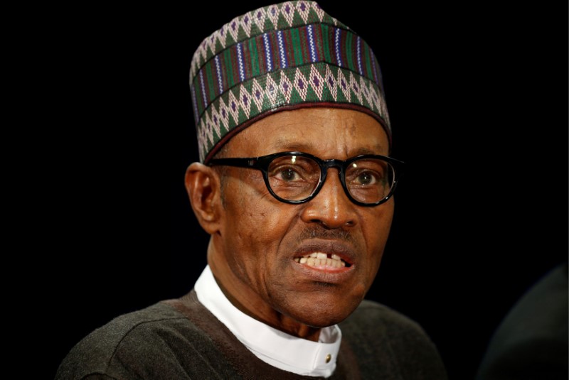 © Reuters. FILE PHOTO: Nigerian President Buhari at the United Nations