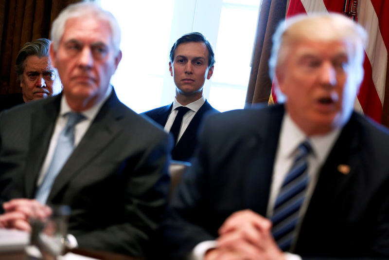© Reuters. FILE PHOTO: Jared Kushner attends Trump cabinet meeting at the White House in Washington