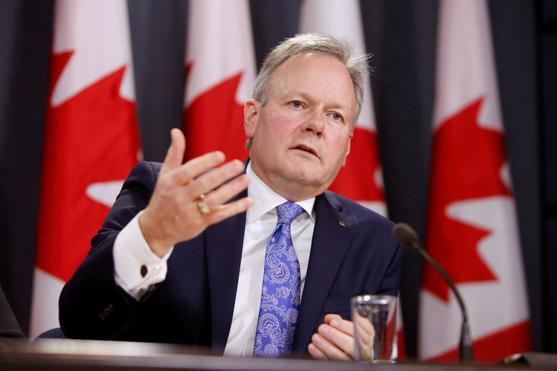 © Reuters. FILE PHOTO --  Bank of Canada Governor Stephen Poloz speaks during a news conference in Ottawa