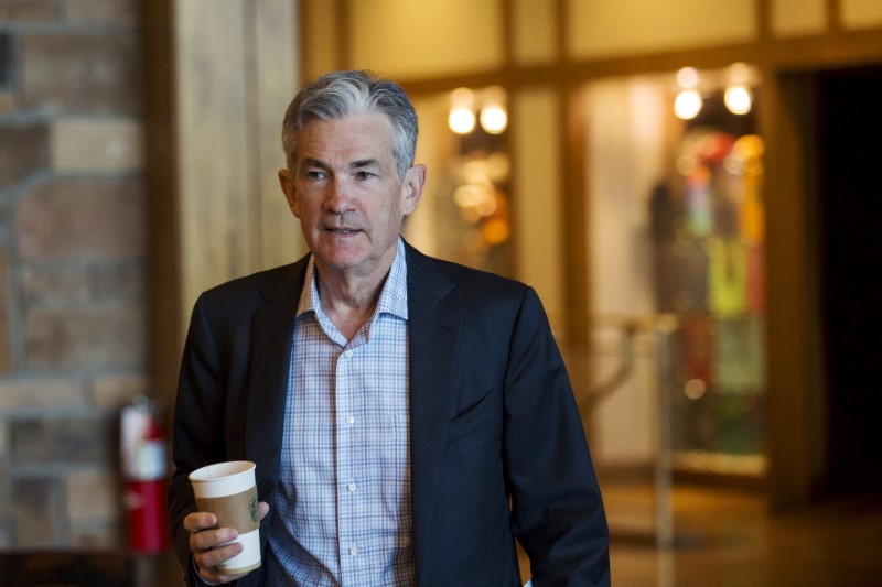 © Reuters. File photo: Jerome Powell attends the Federal Reserve Bank of Kansas City's annual Jackson Hole Economic Policy Symposium in Jackson Hole, Wyoming